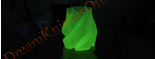 Glow in the dark vase